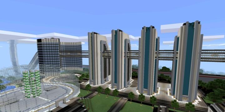 Megapolis for Minecraft PE Free Download - city.mcpe.megamap