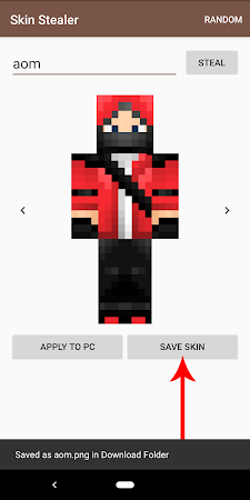 usernames for minecraft skin stealer