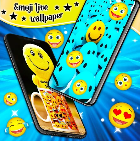 Emoji Live Wallpaper ❤️ Cute Emoji 4K Wallpapers मुफ्त डाउनलोड। -  