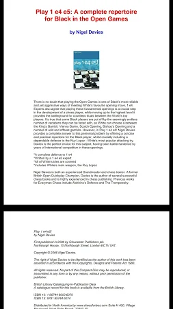 Free Chess Books PDF (Opening #1) ♟️ APK for Android Download