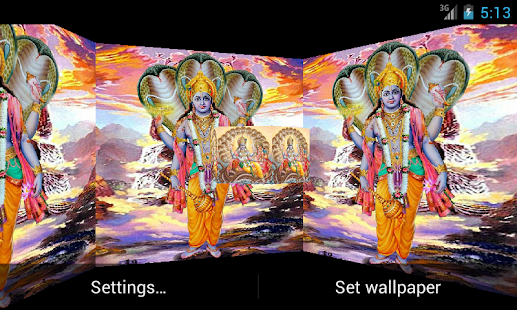 Lord Vishnu 3D Live Wallpaper APK for Android - free download on Droid  Informer