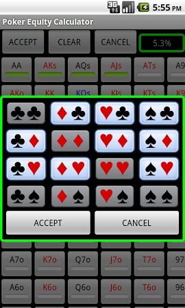 poker hand equity calculator free
